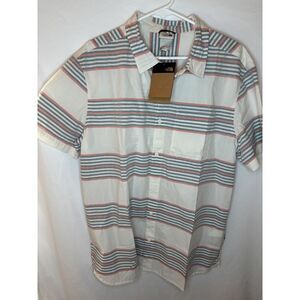 The North‎ Face Shirt Men's  XL Baytrail Striped Standard Fit Short Sleeve NWT